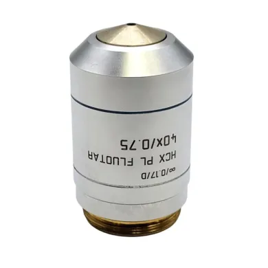 Leica HCX PL Fluotar 40x ∞/0.17/D Microscope Objective, Article No. 506144