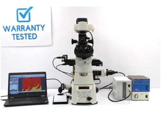 Nikon Eclipse Ti-E Inverted LED Fluorescence Motorized DIC Microscope with Motorized XY Stage-cover