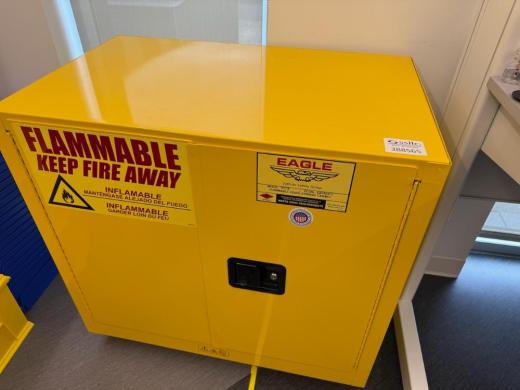 Eagle 22 Gallon Flammable Liquid Storage Cabinet for Laboratory Safety Storage-cover