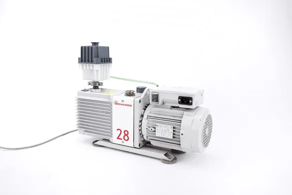 Edwards E2M28 Two-Stage Rotary Vane Vacuum Pump, 28 m³/h, 0.003 mbar