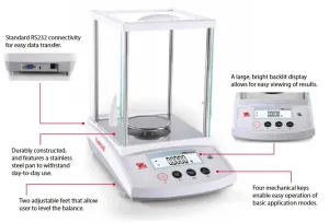 Ohaus PR523 Precision Balance, 2 of 6