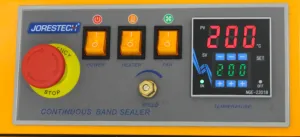 Jorestech E-CBS-630D Continuous Band Sealer with Digital Temp Control, 54 ft/min, 10 mm Seal, 5 of 8