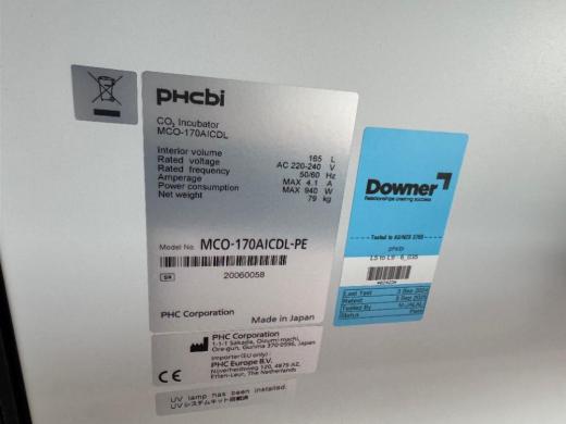 PHCBI Double Stack CO2 Incubator-cover