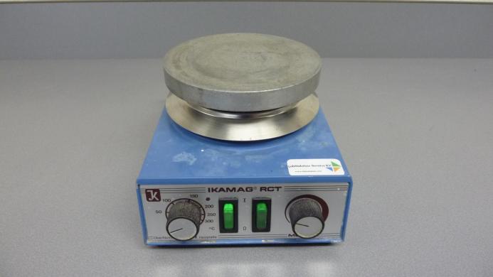 IKA MAG RCT Magnetic Stirrer with Heating Plate, 0–1100 rpm, 300°C max-cover