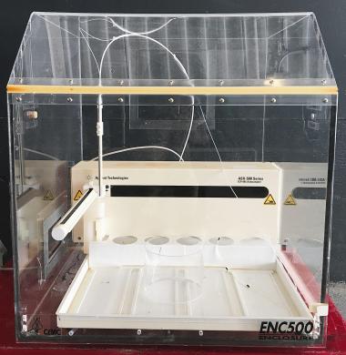 CETAC ASX-520 Random Access Autosampler with ENC-500 Anti-Contamination Enclosure-cover