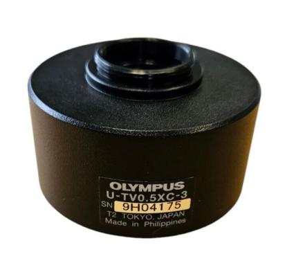 Olympus U-TV 0.5XC-3 Camera Adapter for BX Series Microscopes with C-Mount and Parfocality Adjustment-cover