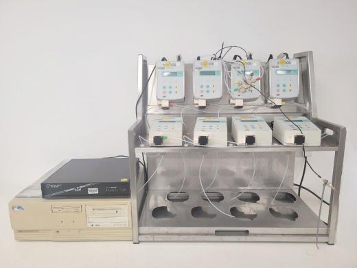 KNF FLODOS STEPDOS 03 Diaphragm Metering Pump System Lab-cover