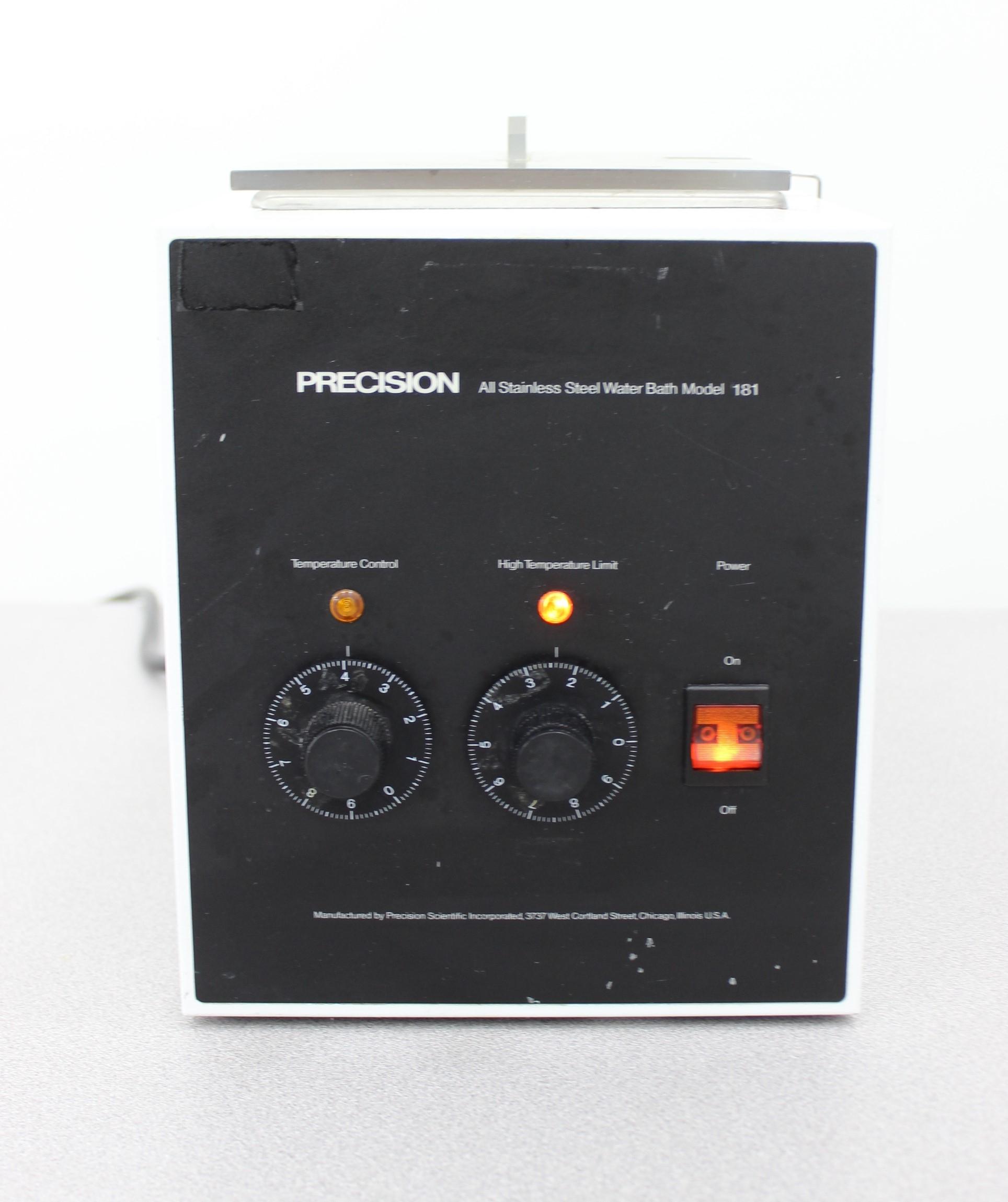 Precision Scientific Precision 181 Laboratory Water Bath with Temperature Range to 99.9°C