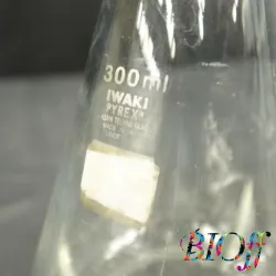 IWAKI 4551FK300R 300 mL Baffled Flask Without Lid, 2 of 4