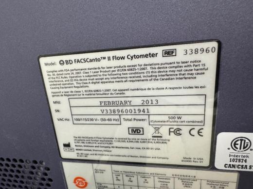 BD FACSCanto II Multiparametric Flow Cytometer for Cell Analysis-cover