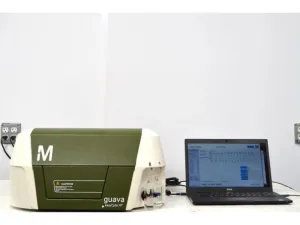 Millipore Cytek Guava EasyCyte BGR HT 3-Laser 10-Color 8-Detector Benchtop Flow Cytometer with 96-Well Autosampler, 3 of 10