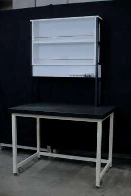 4627 Side Laboratory Workbench with Chemical Shelf and Casters, W110×D75×H80cm