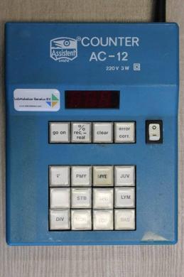 Assistent Counter AC-12 Cell Counter-cover