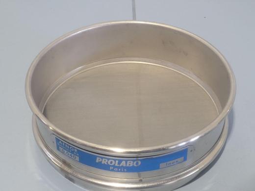 PROLABO Stainless Steel Test Sieve 200x50mm with 40 µm Mesh Aperture-cover