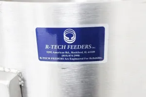 R-Tech Vibratory Bowl Feeder for Parts Handling, Variable-Amplitude Control, Stainless Steel/Aluminum, 6 of 9
