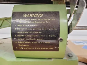 Woodwise PW-26 Scroll Saw 1992 Precision Cutting Equipment, 20 of 22