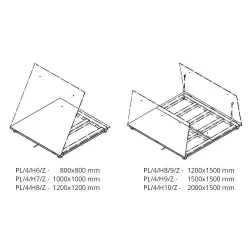 Radwag H315.4.1500.H7/Z Stainless Steel Platform Scale, Pit Version, 4 of 5