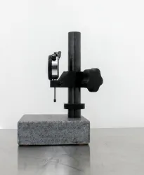 CDI Chicago Dial Indicator Base Stand 6066-1S with 6x6 Granite Base and Steel Stem, 3 of 8