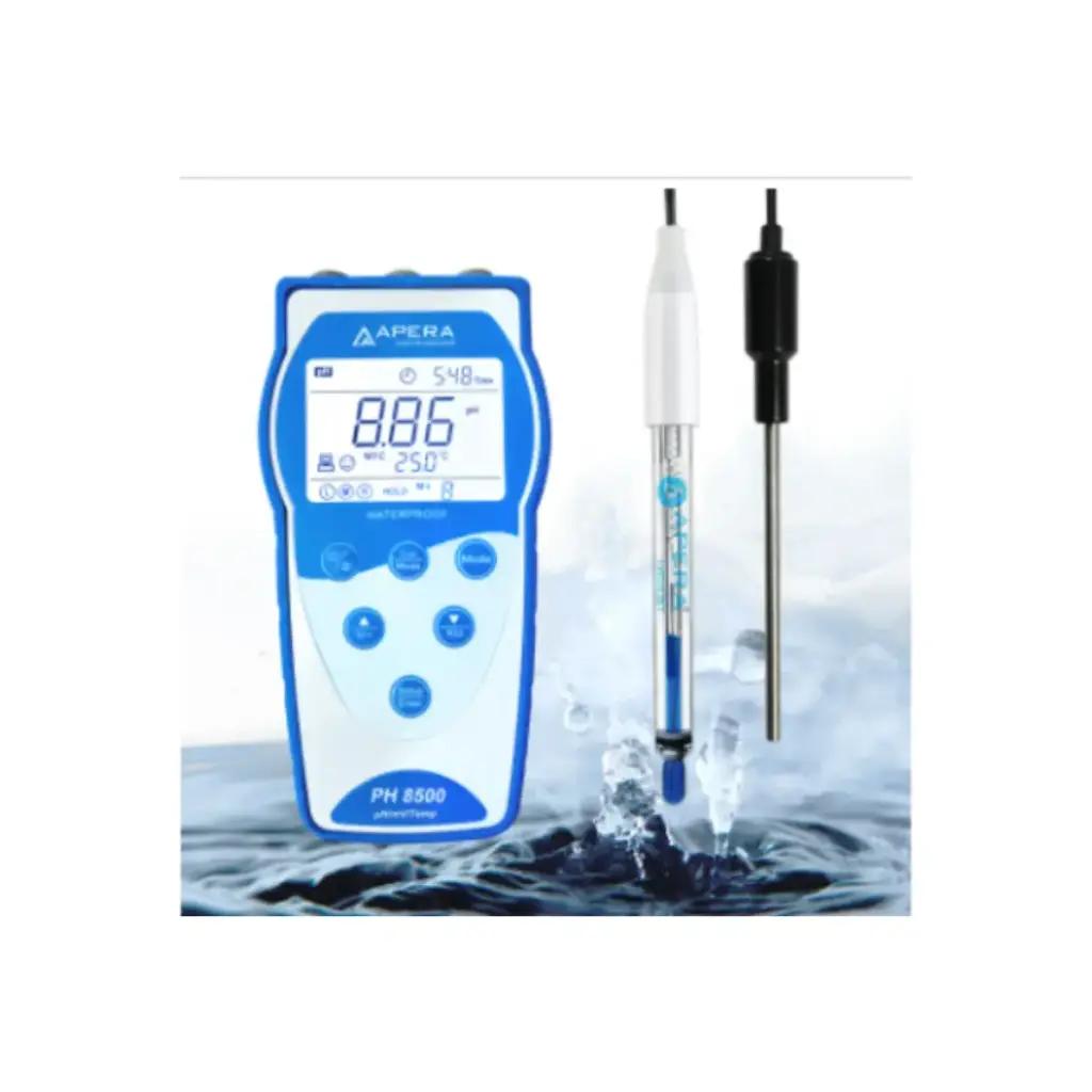 Apera Instruments PH8500-HT Portable pH Meter for High-Temperature and Caustic Solutions
