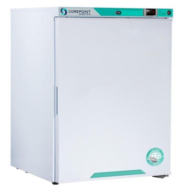 Corepoint Scientific PR061WWW-0 1C to 10C Solid Door Freestanding Undercounter Laboratory Refrigerator-cover