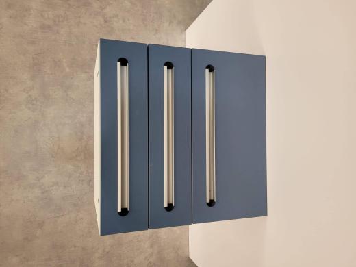 Interfurn 3 Drawer cabinet Blue 600-cover
