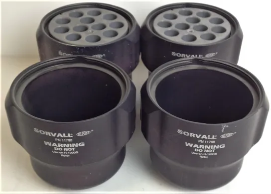 Sorvall ST-H750 Swing-Out Rotor with 11788 Buckets and Inserts (4 x 750 mL)