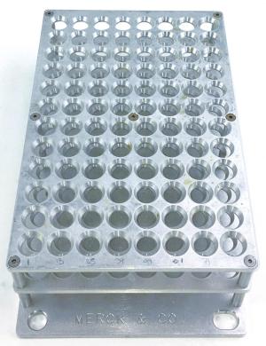 Merck 96-Place Mountable Stainless Steel Vial Rack for Autosamplers and Scintillation Counters-cover