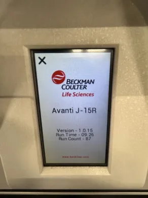 Beckman Coulter Avanti J-15R IVD Refrigerated Benchtop Centrifuge with Digital Touchscreen