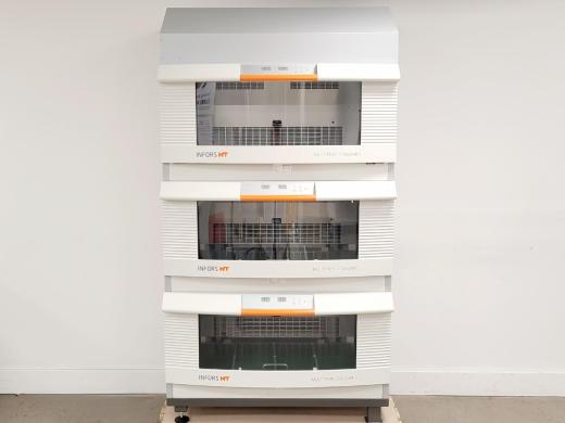 Triple Stack Infors HT Multitron Standard Shaking Incubator SS Tray-cover