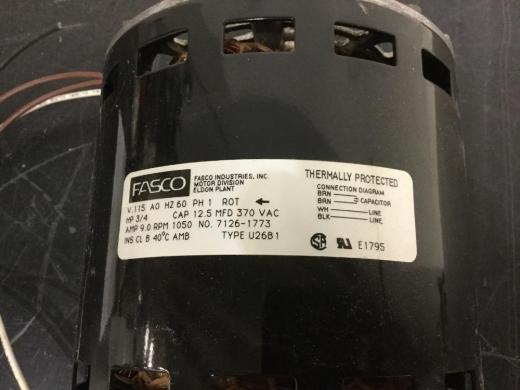 Fasco Industries U26B1 DC Motor for Laboratory Equipment-cover