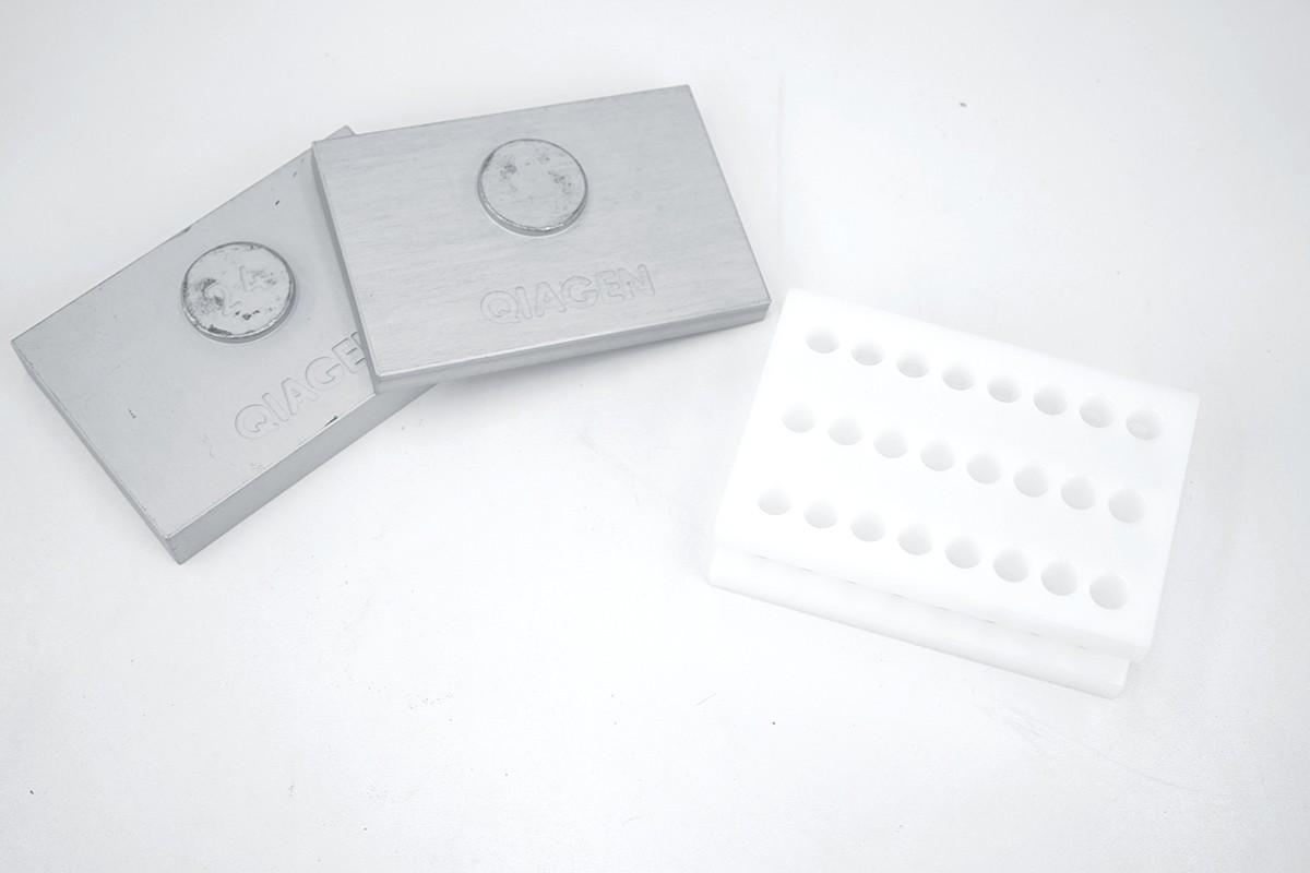 QIAGEN TissueLyser 24 x 2 mL Top and Bottom Plate Holder Adapter 1026545