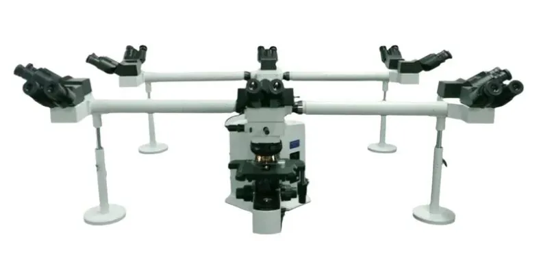 Olympus BX51 Multihead 10-Head Teaching Microscope System with 2x Objective for Pathology