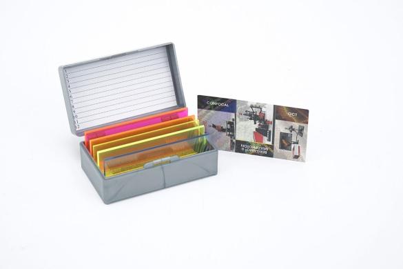 Thorlabs FSK5 Fluorescence Microscope Slide Set, 5 Colors-cover