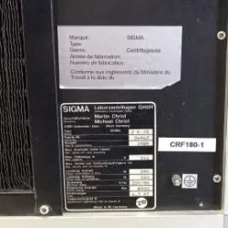 Sigma 2K 15 Refrigerated Benchtop Centrifuge, 9 of 9
