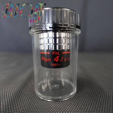 Nikon Plan 4/0.13 DL 160/-PhL Microscope Objective Lens-cover