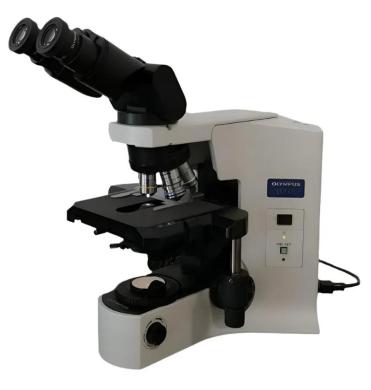 Olympus BX41 Clinical Pathology Microscope with 50x Oil Objective and Binocular Head-cover