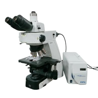 Nikon Eclipse Ci-S Fluorescence Microscope with Exfo X-Cite Illumination-cover