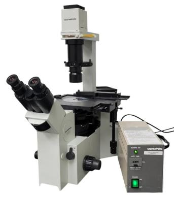 Olympus IX50 Inverted Fluorescence Microscope with Phase Contrast and Fluorite Objectives-cover