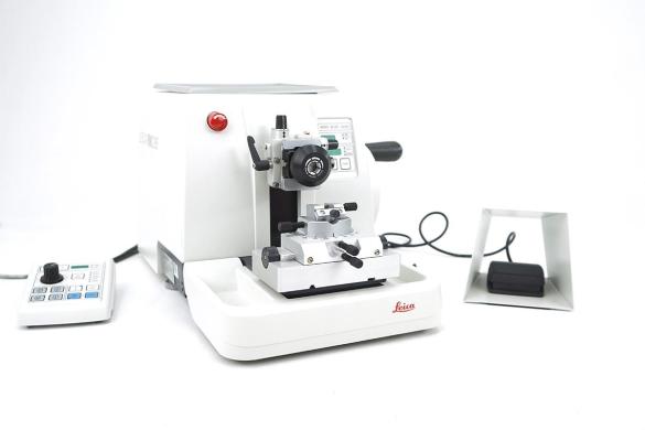 Leica RM2265 Automatic Rotary Microtome with GD Round Knife Holder-cover