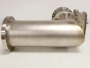MDC MFG Inc. Stainless Steel UHV Vacuum Chamber Tee Section with CF Flanges, 5 of 8