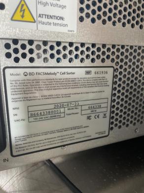 BD FACSMelody Benchtop Flow Cytometry Cell Sorter Integrated with Baker SterilGARD Biosafety Cabinet-cover