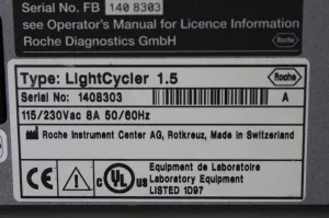 Roche LightCycler 1.5 Real-Time PCR System with LC Carousel 2.0 Centrifuge, 5 of 5
