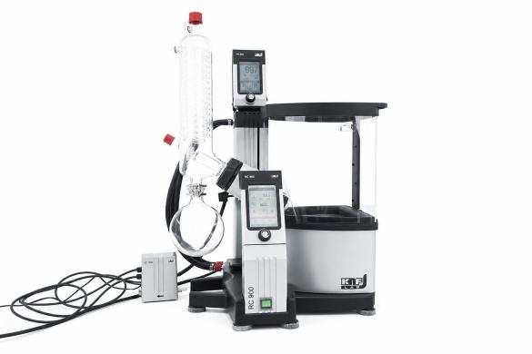 KNF RC900 VC900 Rotary Evaporator, 250 rpm, with Heating Bath-cover