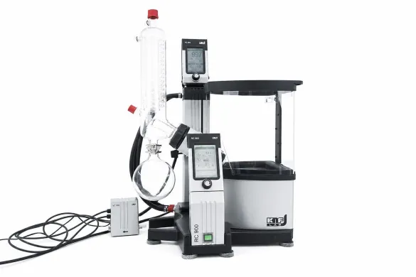 KNF RC900 VC900 Rotary Evaporator, 250 rpm, with Heating Bath