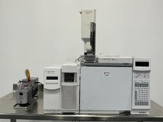 Agilent Technologies 5975B inert XL MSD coupled with 6890N GC system with autosampler and vacuum pump-cover
