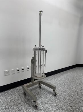 GE Healthcare AxiChrom 50 Preparative Chromatography Column with Mobile Stainless Steel Stand-cover