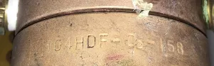 Liquid Air 104HDF-O2-158 Brass Oxygen Single-Stage Regulator (CGA 540), 2 of 4