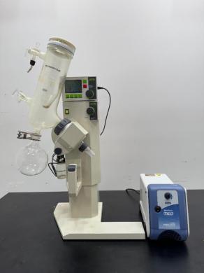Buchi R-210 Rotary Evaporator with V-850 Vacuum Controller and Welch DryFast Ultra Pump-cover