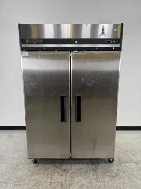 Maxx Cold MXCR-49FD Double Door Commercial Laboratory Refrigerator with Stainless Steel Finish-cover
