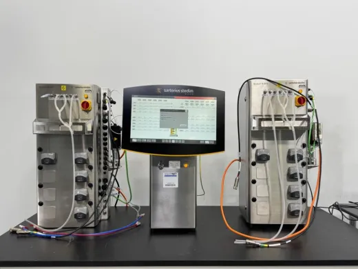 Sartorius Stedim Biostat B-DCU Bioreactor System with Integrated Control Units and BioPAT DCU Tower
